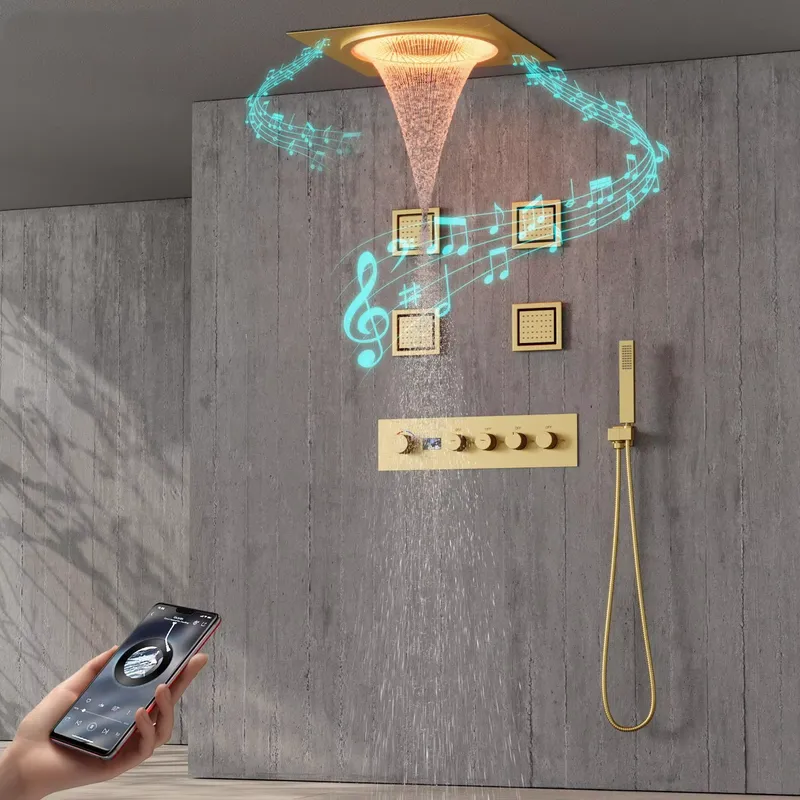 Luxury Gift Set - Ensemble de douche LED intelligent avec