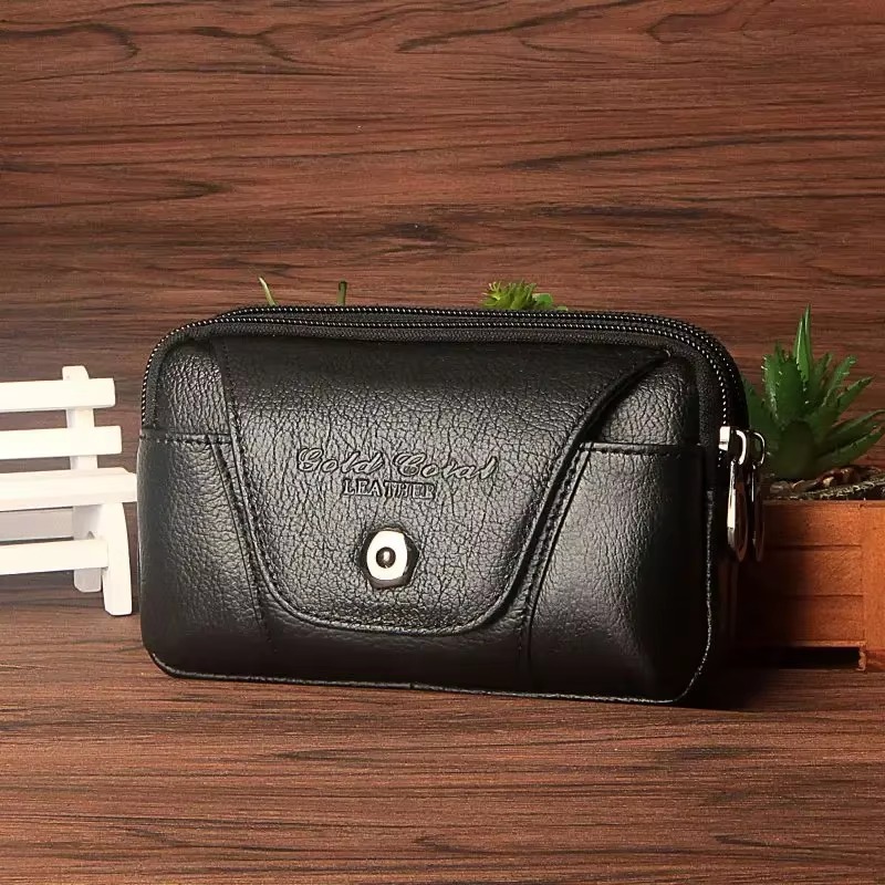 Leather Wallet Men - Portefeuille et étui à cigarettes pour