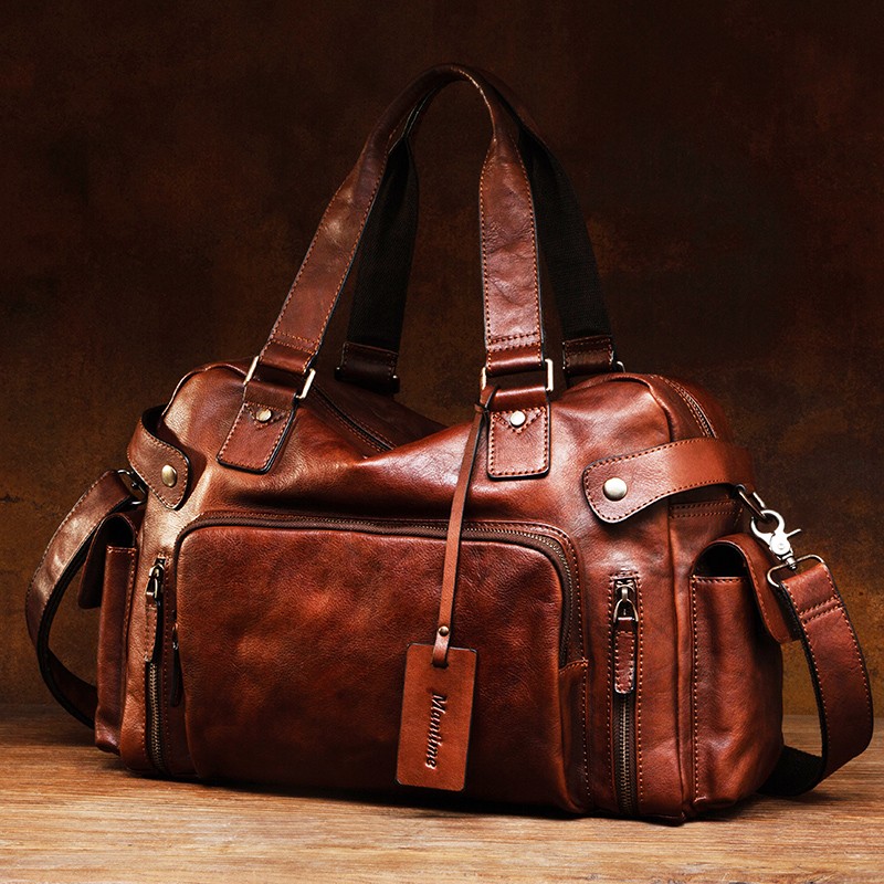 Travel Luggage Set - Sac pour hommes Vintage en cuir