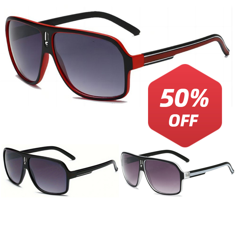 Sunglasses Uv400 - Grands lunettes à la mode incurvées