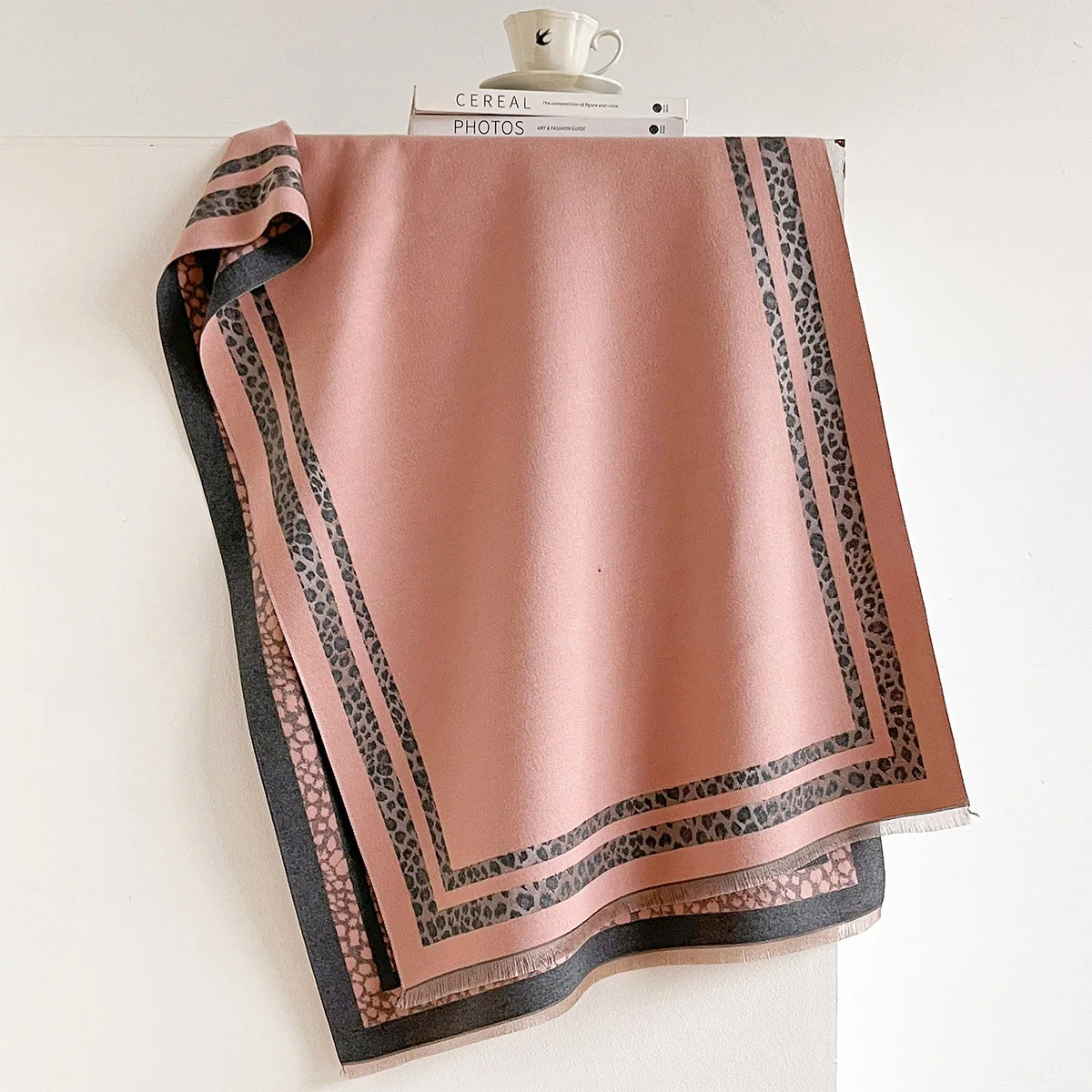 Châle d’hiver réversible, chau - Cashmere Scarf avis et prix