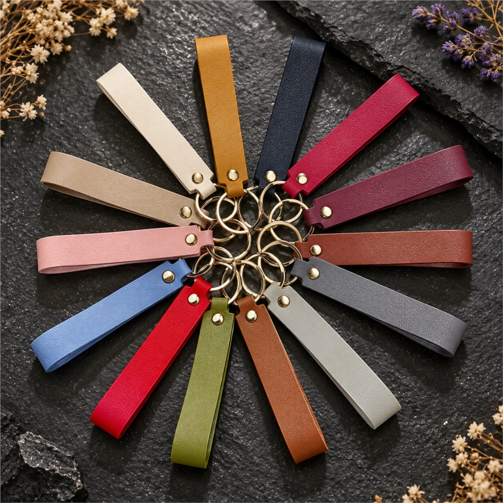 1/5 pièces, porte-clés en cuir - Leather Wallet Men avis et prix