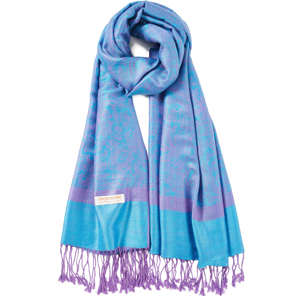 Paisley Pashmina soie châle Ja - Cashmere Scarf avis et prix