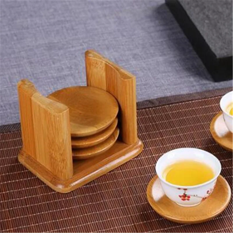 Dessous de verre en bambou de  - Marble Coaster Set avis et prix