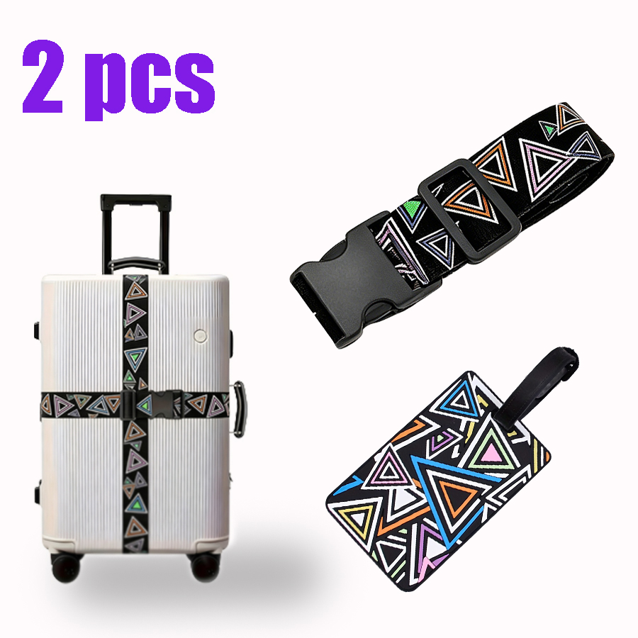 Ensemble de 2 sangles de bagag - Travel Luggage Set avis et prix