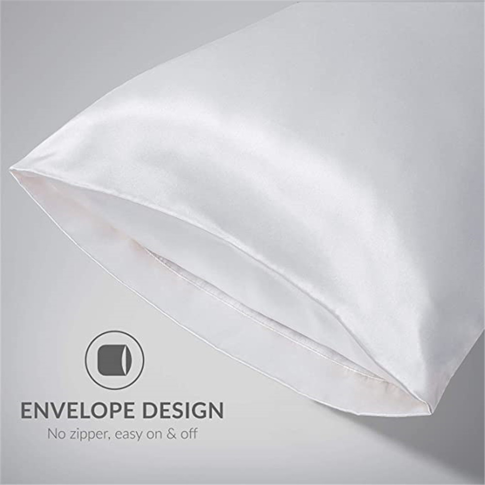 2 pièces/lot solide soyeux Sat - Silk Pillowcase avis et prix