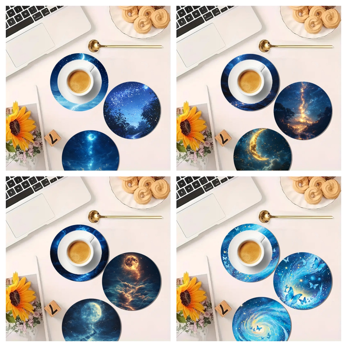 Ensemble de 4 dessous-de-verre - Marble Coaster Set avis et prix