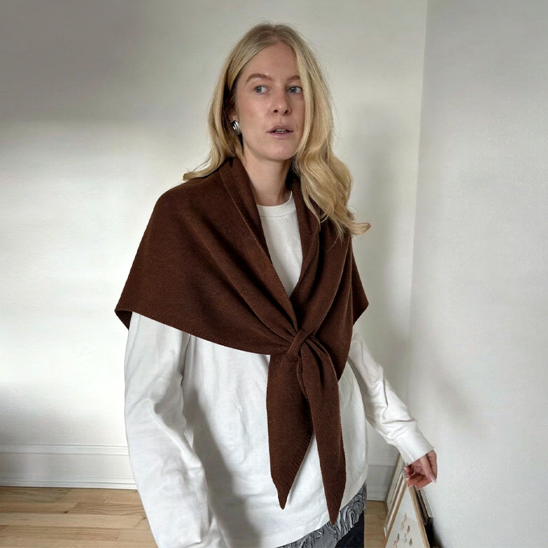 Écharpe triangulaire en laine  - Cashmere Scarf avis et prix