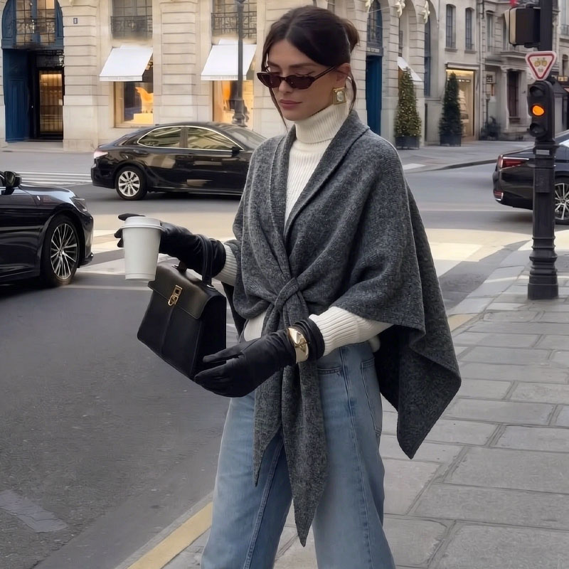 Écharpe triangulaire en laine  - Cashmere Scarf avis et prix