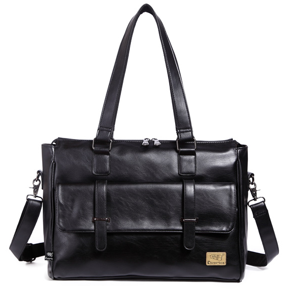 Sac à bandoulière en cuir de c - Leather Briefcase avis et prix