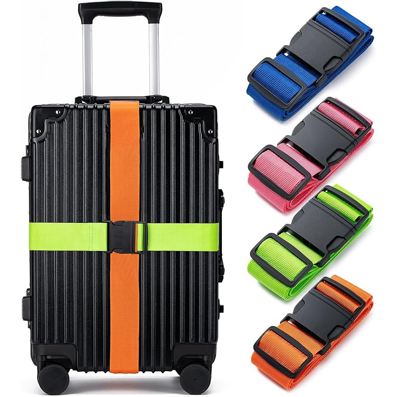 Ensemble de 4 sangles de bagag - Travel Luggage Set avis et prix