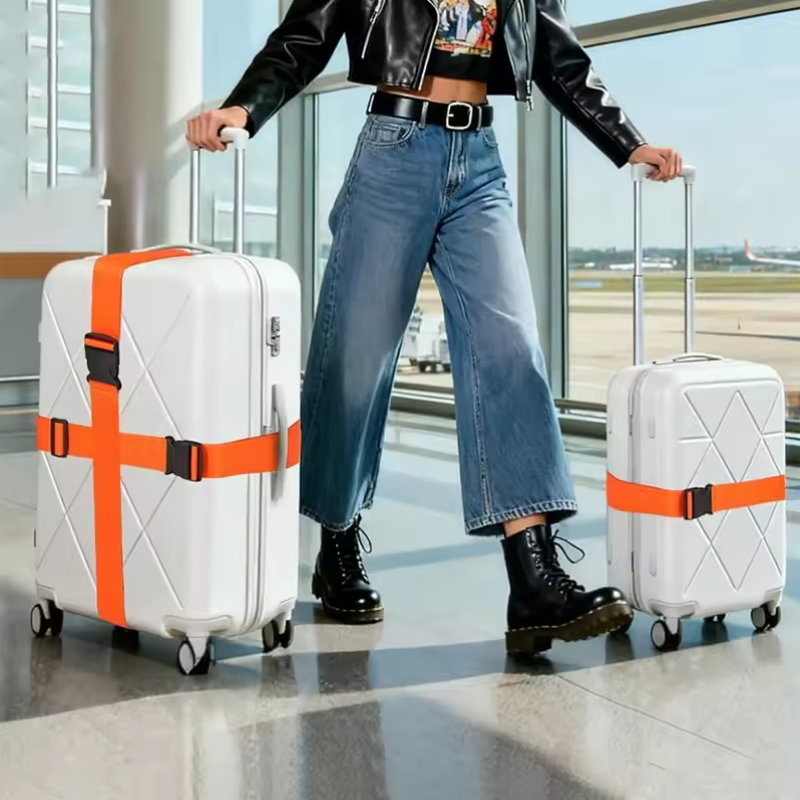 Ensemble de 4 sangles de bagag - Travel Luggage Set avis et prix